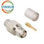 11221017-10 -- RF CONNECTOR - 50 OHMS ,TNC FEMALE , STRAIGHT ,  CRIMP TYPE , LMR-400 CABLE