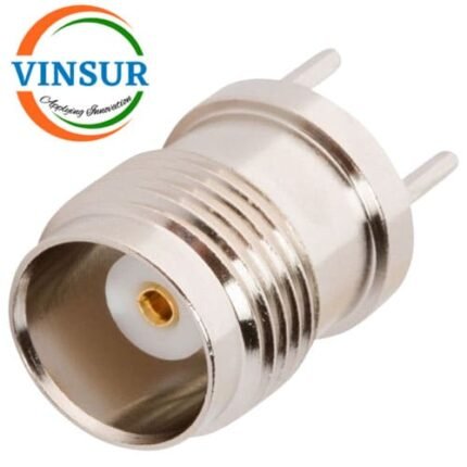 11221040 -- RF CONNECTOR - 50 OHMS ,  TNC FEMALE , STRAIGHT , PCB- THROUGH HOLE, ROUD POST