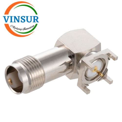 11222040-RF-CONNECTOR-50-OHMS-TNC-FEMALE-RIGHT-ANGLE-PCB-THROUGH-HOLE-ROUND-POST.jpg 11222040 -- RF CONNECTOR - 50 OHMS , TNC FEMALE , RIGHT ANGLE , PCB-THROUGH HOLE, ROUND POST - Image 1