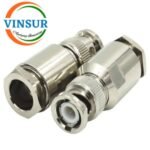 11311027 -- RF CONNECTOR - 50 OHMS , BNC MALE , STRAIGHT , CLAMP TYPE , LMR-400 CABLE