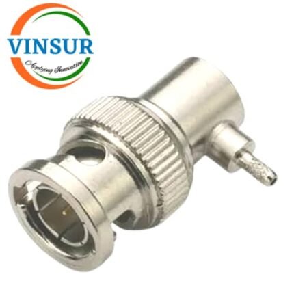 11312012 -- RF CONNECTOR -- 50OHMS , BNC MALE , RIGHT ANGLE , CRIMP TYPE , RG178 CABLE