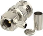 11312015 -- RF CONNECTOR - 50OHMS , BNC MALE , RIGHT ANGLE , CRIMP TYPE , RG58, RG142, LMR195,LMR200 CABLE - Image 2