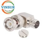 11312017 -- RF CONNECTOR - 50OHMS , BNC MALE , RIGHT ANGLE ,  CRIMP TYPE , LMR-400 CABLE