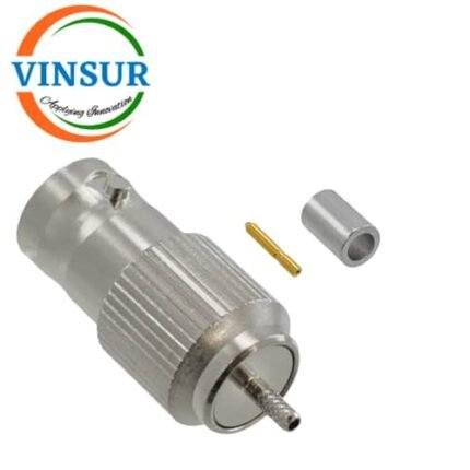 11321012 -- RF CONNECTOR - 50OHMS , BNC FEMALE , STRAIGHT , CRIMP TYPE , RG178 CABLE