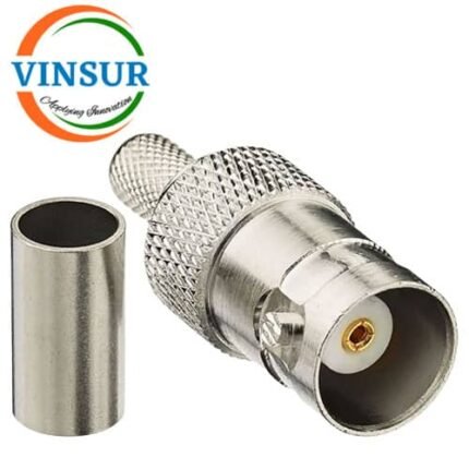 11321015 -- RF CONNECTOR - 50OHMS , BNC FEMALE , STRAIGHT , CRIMP TYPE , RG58, RG142, LMR195,LMR200 CABLE
