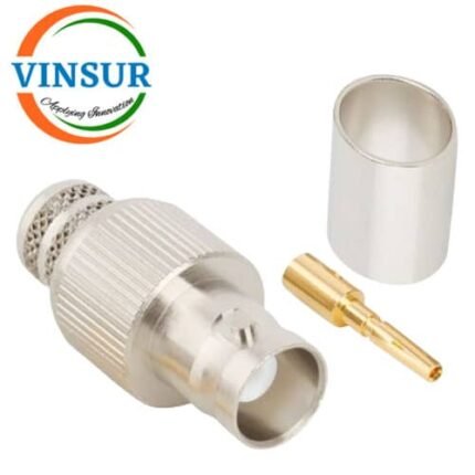 11321017 -- RF CONNECTOR - 50OHMS , BNC FEMALE , STRAIGHT , CRIMP TYPE , LMR-400 CABLE