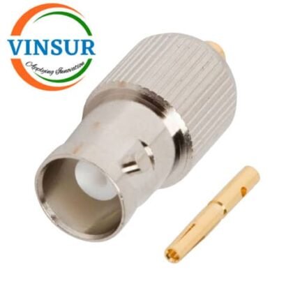 1132103C -- RF CONNECTOR - 50OHMS , BNC FEMALE , STRAIGHT , SOLDER TYPE , RG405 (0.086 INCH)  CABLE