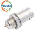 113211I0 -- RF CONNECTOR -- 50OHMS , BNC FEMALE , STRAIGHT , BULK HEAD FRONT MOUNT , PCB SOLDER CUP - Image 2