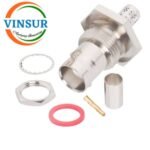 11321216 -- RF CONNECTOR - 50OHMS , BNC FEMALE , STRAIGHT, BULK HEAD REAR MOUNT, CRIMP TYPE LMR 240