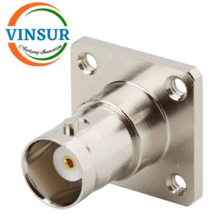113214I0 -- RF CONNECTOR - 50OHMS ,BNC FEMALE , STRAIGHT 4 HOLE FLANGE,PCB-SOLDER CUP