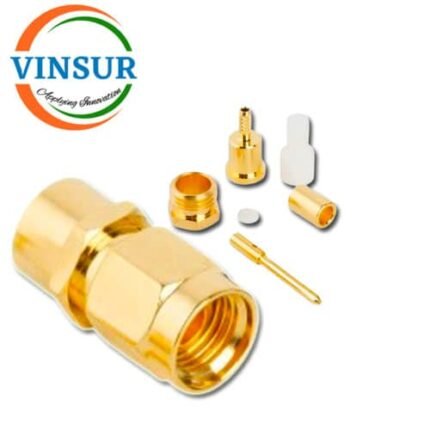 11511012 -- RF CONNECTOR - 50 OHMS , SMA MALE , STRAIGHT , CRIMP TYPE , RG178 CABLE