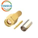 11511015 -- RF CONNECTOR - 50OHMS , SMA MALE , STRAIGHT , CRIMP TYPE , RG58, RG142, LMR195 CABLE