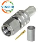 11511016-44 -- RF CONNECTOR - 50 OHMS , SMA MALE , STRAIGHT , CRIMP TYPE , LMR-240 CABLE