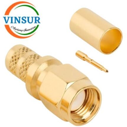 11511016 -- RF CONNECTOR - 50OHMS , SMA MALE , STRAIGHT , CRIMP TYPE , LMR-240 CABLE