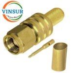 11511016A-44 -- RF CONNECTOR - 50 OHMS , SMA MALE , STRAIGHT , CRIMP TYPE , LMR-240 CABLE