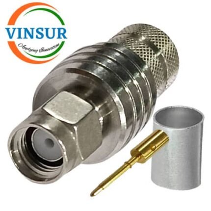 11511017-44 -- RF CONNECTOR - 50OHMS , SMA MALE , STRAIGHT , CRIMP TYPE , LMR-400 CABLE