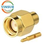 1151103D -- RF CONNECTOR - 50 OHMS , SMA MALE , STRAIGHT , SOLDER TYPE , RG402 (0.141 INCH)CABLE