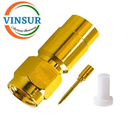 1151103E -- RF CONNECTOR - 50 OHMS , SMA MALE , STRAIGHT , SOLDER TYPE , RG401 (0.250 INCH)  CABLE