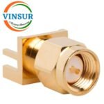 11511050 -- RF CONNECTOR - 50 OHMS , SMA MALE , STRAIGHT , PCB-EDGE MNT