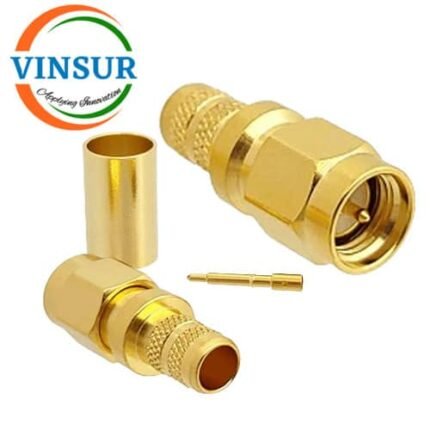 11511416 -- RF CONNECTOR - 50 OHMS , SMA MALE , STRAIGHT ,  CRIMP TYPE , LMR-240 CABLE