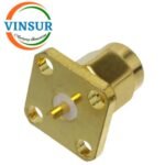 11511470 -- RF CONNECTOR - 50 OHMS , SMA MALE , STRAIGHT , 4 HOLE FLANGE , ROUND POST - Image 2