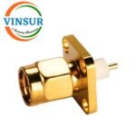 11511490 -- RF CONNECTOR - 50 OHMS , SMA MALE , STRAIGHT , 4 HOLE FLANGE , 4MM EXTENDED TEFLON , ROUND POST