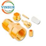11521012 -- RF CONNECTOR - 50 OHMS , SMA FEMALE , STRAIGHT ,CRIMP TYPE , RG178 CABLE