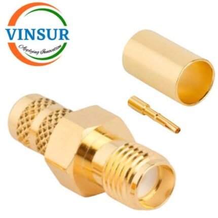 11521016 -- RF CONNECTOR - 50OHMS , SMA FEMALE , STRAIGHT ,  CRIMP TYPE , LMR-240 CABLE