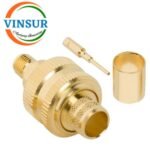 11521017 -- RF CONNECTOR - 50OHMS , SMA FEMALE , STRAIGHT ,  CRIMP TYPE , LMR-400 CABLE