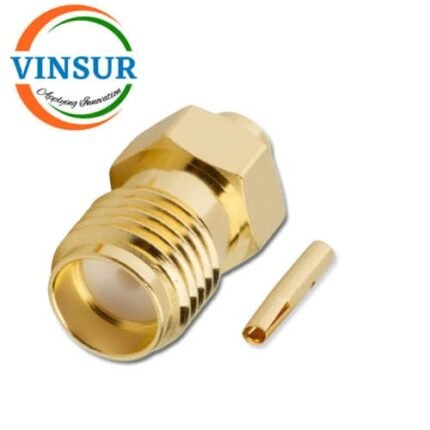 VSW-1152193C-27G-- RF CONNECTOR - 50OHMS ,SMA FEMALE, STRAIGHT , SOLDER TYPE , RG405(0.86) CABLE