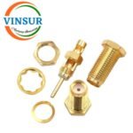 11521231 -- RF CONNECTOR - 50 OHM , SMA FEMALE , STRAIGHT , BULKHEAD REAR MOUNT , SOLDER TYPE , RG1.13 CABLE