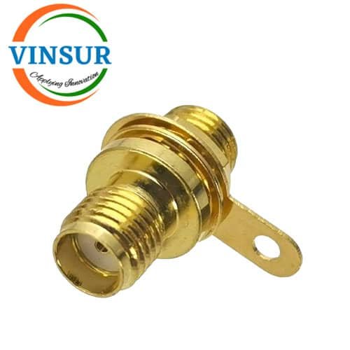 115212P0-RF-CONNECTOR-50-OHMS-SMA-FEMALE-STRAIGHT-BULKHEAD-REAR-MOUNT-PCB-SOCKET-TYPE.jpg 115212P0 -- RF CONNECTOR - 50 OHMS , SMA FEMALE , STRAIGHT , BULK HEAD REAR MOUNT , PCB SOCKET TYPE - Image 1