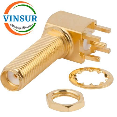 11522540-RF-CONNECTOR-50-OHMS-SMA-FEMALE-RIGHT-ANGLE-BULKHEAD-LONG-LENGTH-PCB-THROUGH-HOLE-ROUND-POST1.jpg 11522540 -- RF CONNECTOR - 50 OHMS , SMA FEMALE , RIGHT ANGLE , BULK HEAD LONG LENGTH , PCB-THROUGH HOLE , ROUND POST - Image 1