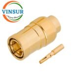 1161103D -- RF CONNECTOR - 50 OHMS , SMB MALE , STRAIGHT , SOLDER TYPE RG402 CABLE