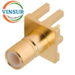 11621050 -- RF CONNECTOR - 50 OHMS , SMB FEMALE , STRAIGHT , PCB-EDGE MOUNT