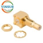 11621260 -- RF CONNECTOR - 50 OHMS , SMB FEMALE , STRAIGHT , BULK HEAD REAR MOUNT , PCB-SURF MOUNT