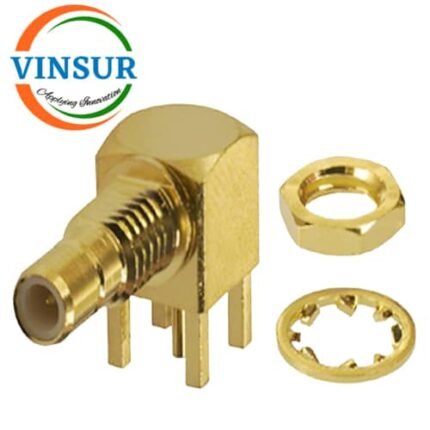 11622240 -- RF CONNECTOR - 50 OHMS , SMB FEMALE , RIGHT ANGLE , BULK HEAD REAR MOUNT , PCB-THROUGH HOLE
