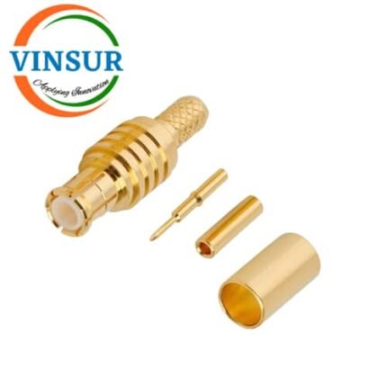 11711012 -- RF CONNECTOR - 50 OHMS , MCX MALE , STRAIGHT , CRIMP TYPE , RG178 CABLE