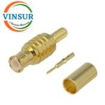 11711014 -- RF CONNECTOR - 50 OHMS ,MCX MALE , STRAIGHT , CRIMP TYPE , RG316  RG174  RG188  LMR100 CABLE