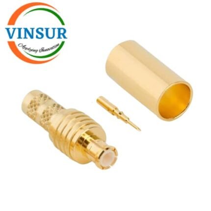 11711015 -- RF CONNECTOR - 50 OHMS , MCX MALE , STRAIGHT , CRIMP TYPE , RG58, RG142, LMR195 CABLE