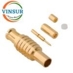 11711911 -- RF CONNECTOR - 50OHMS , MCX MALE , STRAIGHT , CRIMP TYPE , RG1.13 CABLE