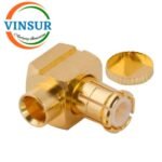 1171203R -- RF CONNECTOR - 50 OHMS , MCX MALE , RIGHT ANGLE , SOLDER TYPE , 0.085 CABLE
