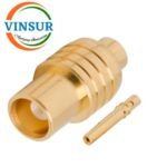 1172103D -- RF CONNECTOR - 50 OHMS , MCX FEMALE , STRAIGHT , SOLDER TYPE ,  RG402 (0.141 INCH)  CABLE
