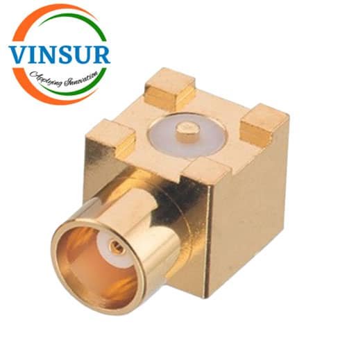 11722060-RF-CONNECTOR-50-OHMS-MCX-FEMALE-RIGHTANGLE-PCB-SURFACE-MOUNT.jpg 11722060 -- RF CONNECTOR - 50 OHMS , MCX FEMALE , RIGHT ANGLE PCB-SURFACE MOUNT - Image 1
