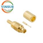 11811012 -- RF CONNECTOR - 50 OHMS , MMCX MALE , STRAIGHT , CRIMP TYPE , RG178 CABLE