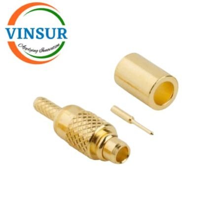 11811012 -- RF CONNECTOR - 50 OHMS , MMCX MALE , STRAIGHT , CRIMP TYPE , RG178 CABLE