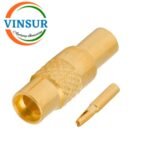 1182103C -- RF CONNECTOR - 50 OHMS , MMCX FEMALE , STRAIGHT , SOLDER TYPE , RG405 (0.086 INCH)  CABLE