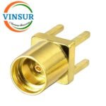 11821042 -- RF CONNECTOR - 50 OHMS , MMCX FEMALE , STRAIGHT , PCB-THROUGH HOLE