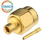 1191103C -- RF CONNECTOR - 50 OHMS , RP SMA MALE , STRAIGHT , SOLDER TYPE , RG405 (0.086 INCH)  CABLE