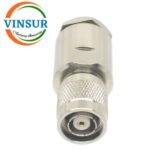 11A11027 -- RF CONNECTOR - 50 OHMS , RP TNC MALE , STRAIGHT , CLAMP TYPE , LMR-400 CABLE